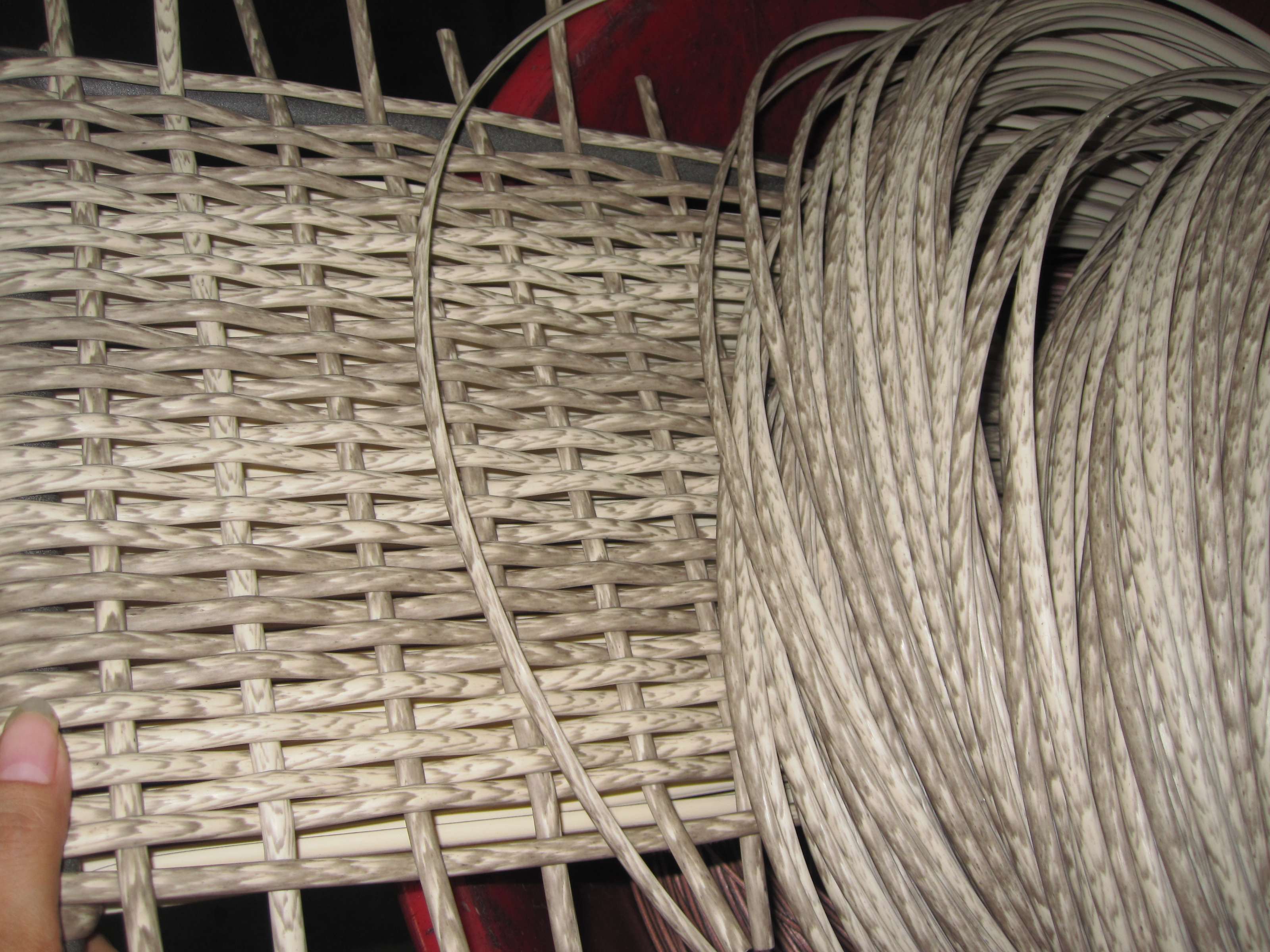 synthetic rattan material