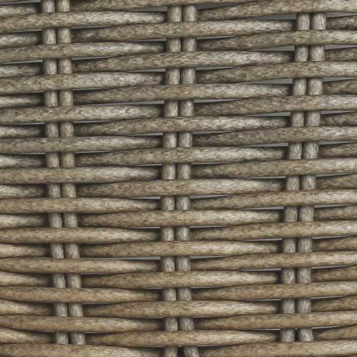 Round Shape Garden Furniture Plastic Rattan Material For Weaving - BM70117