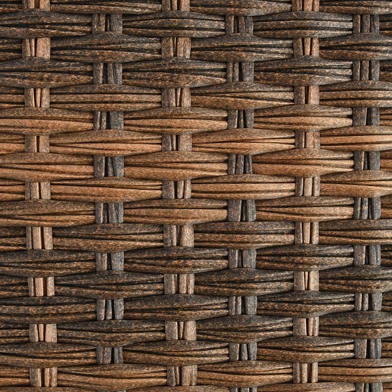 Synthetic Rattan Material is used for Furniture Manufacturing for its Great Durability and Elegance - BM31639